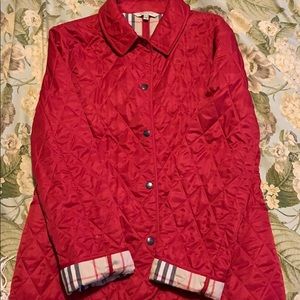 Women’s Burberry classic jacket Red